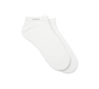 BOSS Knöchellange Socken aus Stretch-Gewebe im Zweier-Pack - Style 2P AS uni CC, 50469849 Weiß 43-46