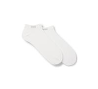 BOSS Knöchellange Socken aus Stretch-Gewebe im Zweierpack - Style 2P AS uni CC, 50469849 Weiß 43-46