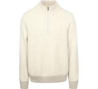 BOSS Kobear Half Zip Pullover Wool Blend Ecru - Größe XL Beige XL
