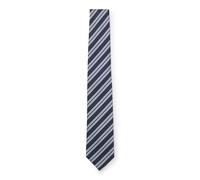 BOSS Krawatte aus italienischer Seide mit diagonalen Streifen - Style L-TIE CM 7,5 - 223, 50555652 Blau gestreift ONESI