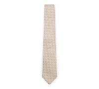 BOSS Krawatte aus italienischer Seide mit Punkte-Muster - Style L-TIE CM 7,5 - 223, 50545497 Natur ONESI