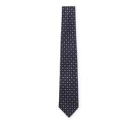 BOSS Krawatte aus Seide mit Jacquard-Muster - Style L-TIE CM 7,5 - 223, 50555614 Dunkelblau ONESI
