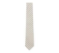 BOSS Krawatte aus Seide mit Jacquard-Muster - Style L-TIE CM 7,5 - 223, 50555614 Weiß gemustert ONESI