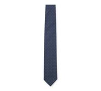 BOSS Krawatte aus Seiden-Mix mit feinem Muster - Style H-TIE CM 7.5 262, 50566654 Blau gemustert ONESI