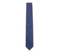 BOSS Krawatte aus Seiden-Mix mit feinem Muster - Style H-TIE CM 7.5 262, 50566654 Dunkelblau ONESI