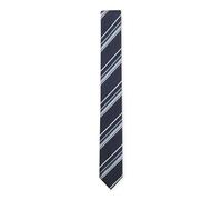 BOSS Krawatte aus Seiden-Mix mit Jacquard-Struktur und diagonalen Streifen - Style H-TIE CM6 262, 50566655 Blau gestreift ONESI