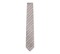 BOSS Krawatte mit diagonalen Streifen und Seide - Style H-TIE CM 7.5 253, 50550914 Beige gestreift ONESI