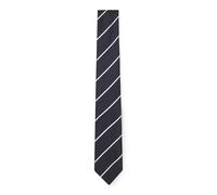 BOSS Krawatte mit diagonalen Streifen und Seide - Style H-TIE CM 7.5 253, 50550914 Dunkelblau ONESI