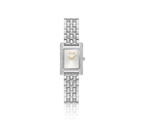 BOSS Kristallverzierte, silberfarbene Uhr mit silberweißem Zifferblatt - Style LUCY PRECIOUS, 58565062 Silberfarben ONESI