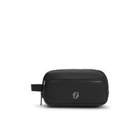BOSS Kulturbeutel aus strukturiertem Twill mit Logo - Style B_Icon_Washbag, 50548082 Schwarz ONESI