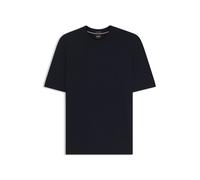 BOSS Kurzarm-Pullover aus Merinowolle - Style H-Umauro, 50560476 Dunkelblau S