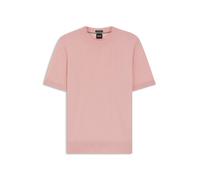 BOSS Kurzarm-Pullover aus Merinowolle - Style H-Umauro, 50560476 Hellrosa S