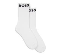 BOSS Kurze Socken aus Stretch-Gewebe im Zweier-Pack - Style 2P RS Sport CC, 50469747 Weiß 43-46