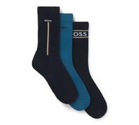 BOSS Kurze Socken mit Logo-Details im Dreier-Pack - Style 3PQSGiftset IconicCC, 50547916 Blau 40-46