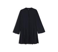 BOSS Kurzes Kleid mit Plissee-Einsätzen - Style Donottati, 50571457 Dunkelblau 46