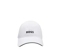 BOSS Perforierte Cap mit glänzendem Logo - Style Lach_TOC_N, 50560377 Weiß ONESI