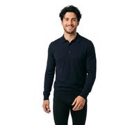 BOSS Regular-Fit Strick-Poloshirt aus Merino - Style H-Lancione, 50565503 Dunkelblau M