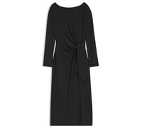 BOSS Langarm-Maxikleid aus Jersey mit Bindegürtel - Style C_Erlot_4, 50568970 Schwarz L