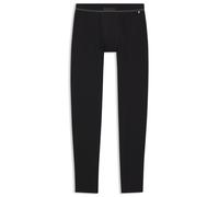 BOSS Lange Unterhose aus Stretch-Baumwolle mit Logo-Bund - Style Long John 365 Solid, 50531403 Schwarz L