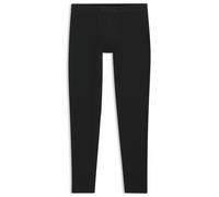 BOSS Lange Unterhose aus Stretch-Baumwolle mit Logo-Bund - Style Long John 365 Solid, 50569369 Schwarz L