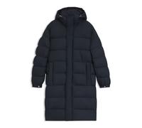 BOSS Lange wasserabweisende Steppjacke mit verdecktem Verschluss - Style H-Carpa, 50565110 Dunkelblau 48