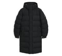 BOSS Lange wasserabweisende Steppjacke mit verdecktem Verschluss - Style H-Carpa, 50565110 Schwarz 58