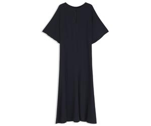 BOSS Langes Business-Kleid aus Stretch-Krepp - Style Donaza, 50567361 Dunkelblau 40