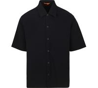 BOSS Lapoully Short Sleeve Hemd Navy - Größe M Dunkelblau M