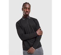 BOSS League Plisy Long Sleeve Poloshirt - Herren, Schwarz - S