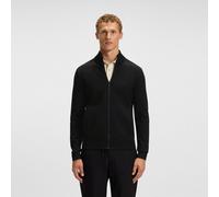 BOSS Strick-Cardigan aus Stretch-Gewebe mit strukturierter Vorderseite - Style KN_League FZ, 50547505 Schwarz L