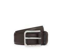 BOSS Ledergürtel aus italienischer Herstellung mit Logo-Schließe - Style Navya-St_Sz35, 50553388 Dunkelbraun 95