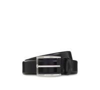 BOSS Ledergürtel mit silberfarbener Dornschließe - Style Dron_Sz30, 50572906 Schwarz 115