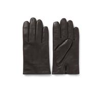 BOSS Lederhandschuhe mit Innenfutter aus Woll-Mix und Logo - Style Hainz-ME, 50526681 Dunkelbraun 10