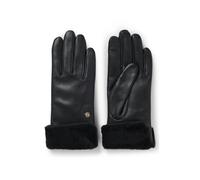 BOSS Lederhandschuhe mit Umschlag aus Kunstfell - Style Giorgy, 50548885 Schwarz 7