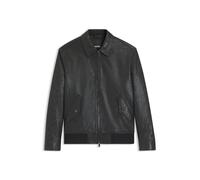 BOSS Lederjacke mit gelasertem Artwork - Style Yuze_CNY, 50556506 Schwarz 48