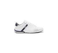 BOSS Ledersneakers mit geruchsneutralisierendem Innenfutter - Style Saturn_Lowp_lux4 A_N, 50498282 Weiß 46