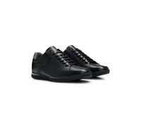 BOSS Ledersneakers mit geruchsneutralisierendem Innenfutter - Style Saturn_Lowp_lux4 A_N, 50498282 Schwarz 48