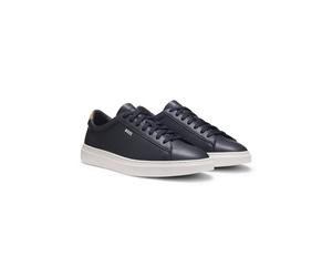 BOSS Ledersneakers mit Gummisohle - Style Kieran_Tenn_allt, 50552853 Dunkelblau 43