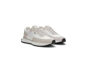 BOSS Ledersneakers mit Logo an der Seite - Style Jonah_Runn_ltwasd, 50568927 Weiß 40