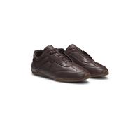 BOSS Ledersneakers mit Logo-Detail - Style Jaylen_Lowp_lt, 50563892 Dunkelbraun 40