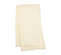 Boss - "Ledonia" Schal, Fransen, Jacquard (Weiß) Einheitsgröße