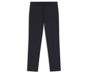 BOSS Leicht verstaubare Slim-Fit Hose aus waschmaschinenfestem Woll-Mix - Style P-Genius-RDSWGPK262F, 50559592 Dunkelblau 50