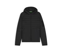BOSS Wasserabweisende Kapuzenjacke mit dekorativen reflektierenden Details - Style OW_Urbanex JT HD, 50549181 Schwarz S
