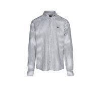 BOSS Regular Fit Leinenhemd mit Button-Down-Kragen Modell 'H-LIAM-BD' in Marine, Größe L