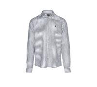 BOSS Regular Fit Leinenhemd mit Button-Down-Kragen Modell 'H-LIAM-BD' in Marine, Größe M