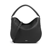 BOSS Lenah Beuteltasche schwarz, genarbtes Rindsleder, Damen