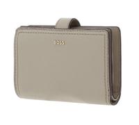 BOSS Portemonnaie aus echtem Rindsleder Modell 'LENAH MEDIUM WALLET' in Beige, Größe 1