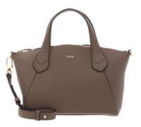 BOSS Lenah Zip Tote Bag S Brown Overflow