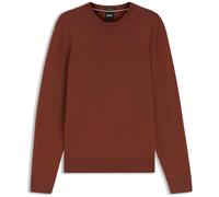 BOSS Regular-Fit Pullover aus Merinowolle - Style H-Leno, 50565469 Braun XL