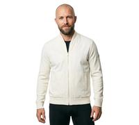 BOSS Hybrid-Jacke aus Baumwoll-Strick mit Bomberkragen - Style C-Levaio, 50565508 Natur M